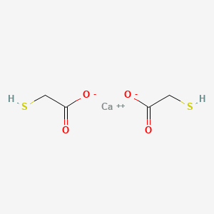 molecular formula C2H4CaO2S B1201523 calcium;2-sulfanylacetate CAS No. 814-71-1