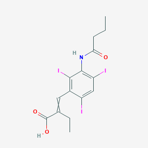 molecular formula C15H16I3NO3 B1201525 Bunamiodyl 