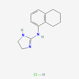 molecular formula C13H18ClN3 B1201527 Tramazoline hydrochloride CAS No. 3715-90-0