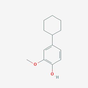 molecular formula C13H18O2 B12015369 4-Cyclohexyl-2-methoxyphenol CAS No. 19521-72-3