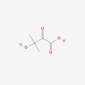 molecular formula C5H8O4 B1201541 3-Hydroxy-3-methyl-2-oxobutanoic acid CAS No. 6546-31-2