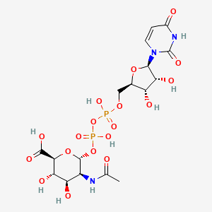 molecular formula C17H25N3O18P2 B1201543 Udp-N-acetyl-D-mannosaminuronic acid 