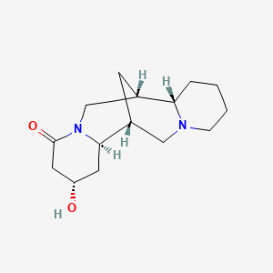 molecular formula C15H24N2O2 B1201551 4-Hydroxyspartein-2-one 