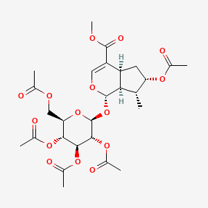 molecular formula C27H36O15 B1201552 Loganin pentaacetate CAS No. 20586-11-2