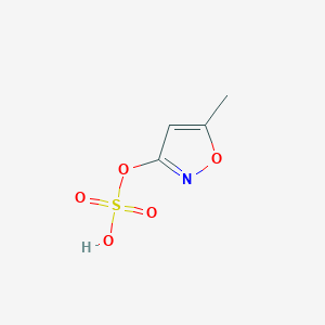 molecular formula C4H5NO5S B1201554 5-Methyl-3-isoxazolyl sulfate 