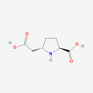 molecular formula C7H11NO4 B1201555 (2S,5S)-5-Carboxymethylproline 