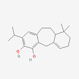 molecular formula C20H28O2 B1201560 Barbatusol 