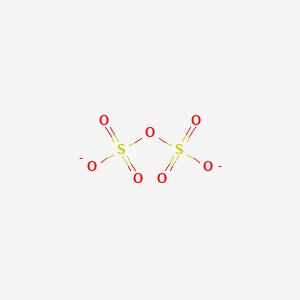 molecular formula S2O7(2−)<br>O7S2-2 B1201573 Disulfate ion CAS No. 16057-15-1