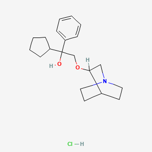 molecular formula C20H30ClNO2 B1201574 Penehyclidine hydrochloride CAS No. 151937-76-7