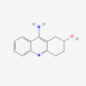 molecular formula C13H14N2O B1201576 9-Amino-1,2,3,4-tetrahydroacridin-2-ol CAS No. 130073-98-2