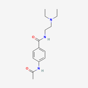 molecular formula C15H23N3O2 B1201580 N-Acetylprocainamide CAS No. 32795-44-1