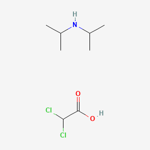 molecular formula C8H17Cl2NO2 B1201581 Diisopropylammoniumdichloracetat CAS No. 660-27-5
