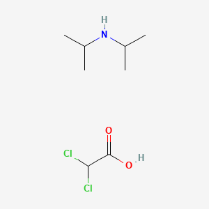 molecular formula C8H17Cl2NO2 B1201581 Diisopropylammonium dichloroacetate CAS No. 660-27-5
