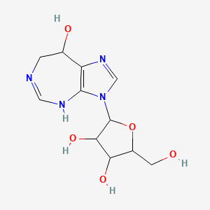 molecular formula C11H16N4O5 B1201586 coformycin 