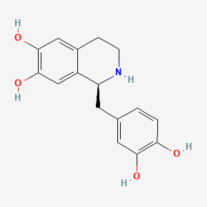 molecular formula C16H17NO4 B1201595 (S)-去月桂碱 