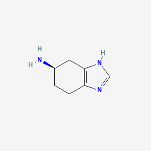 molecular formula C7H11N3 B1201596 5-Amino-4,5,6,7-tetrahydrobenzimidazole CAS No. 68254-43-3