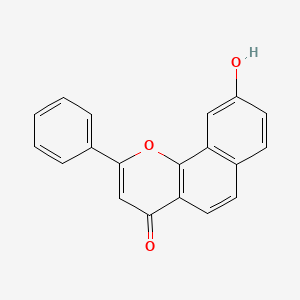 molecular formula C19H12O3 B1201599 9-Hydroxy-alpha-naphthoflavone CAS No. 78729-83-6
