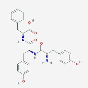 molecular formula C27H29N3O6 B012016 Tyrosyl-tyrosyl-phenylalanine CAS No. 108322-11-8