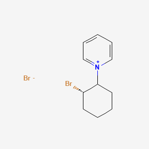 molecular formula C11H15Br2N B12016022 1-(2-Bromocyclohexyl)pyridinium bromide 