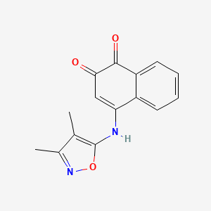 N-(3,4-Dimethyl-5-isoxazolyl)-4-amino-1,2-naphthoquinone