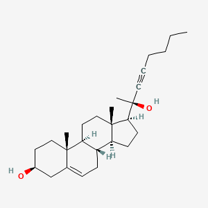 molecular formula C27H42O2 B1201609 20-Hyp-diol CAS No. 86532-88-9
