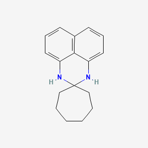 Spiro[1,3-dihydroperimidine-2,1'-cycloheptane]