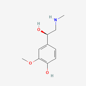 molecular formula C10H15NO3 B1201628 Metanephrine CAS No. 2282-54-4