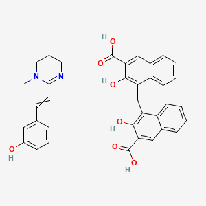 molecular formula C36H32N2O7 B1201638 Oxantel embonate 