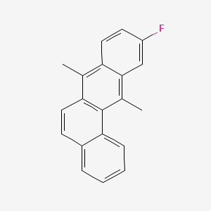 molecular formula C20H15F B1201640 10-Fluoro-7,12-dimethylbenz(a)anthracene CAS No. 71172-13-9