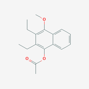 2,3-Diethyl-4-methoxynaphthalen-1-yl acetate