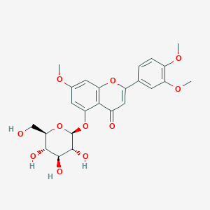 molecular formula C24H26O11 B120167 Lethedoside A 
