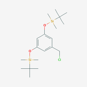 1-(Chloromethyl)-3,5-bis[[(1,1-dimethylethyl)dimethylsilyl]oxy]benzene