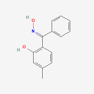 molecular formula C14H13NO2 B12016847 (E)-(2-hydroxy-4-methylphenyl)(phenyl)methanone oxime 
