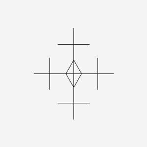 molecular formula C20H36 B1201686 Tetra-tert-butyltetrahedrane CAS No. 66809-06-1
