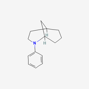 molecular formula C14H19N B1201687 Phenylmorphan CAS No. 91190-14-6