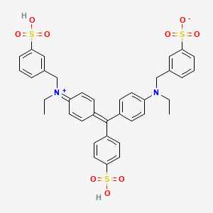 molecular formula C37H36N2O9S3 B1201700 C.I. Acid Green 5 CAS No. 25305-94-6