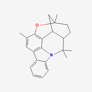 molecular formula C23H25NO B1201704 Curryangine CAS No. 25488-37-3
