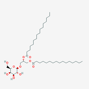 molecular formula C41H78O10 B1201714 1,2-dipalmitoyl-3-beta-D-galactosyl-sn-glycerol 
