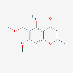 molecular formula C13H14O5 B1201718 6-Methoxymethyleugenin 