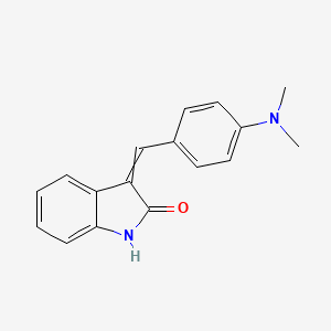 molecular formula C17H16N2O B1201721 3-(4-Dimethylamino-benzylidenyl)-2-indolinone 