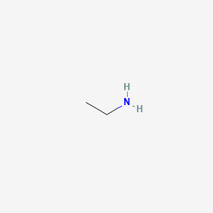 molecular formula C2H5NH2<br>C2H7N<br>C2H5NH2<br>C2H7N B1201723 乙胺 CAS No. 75-04-7