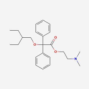 molecular formula C24H33NO3 B1201730 Denaverine CAS No. 3579-62-2