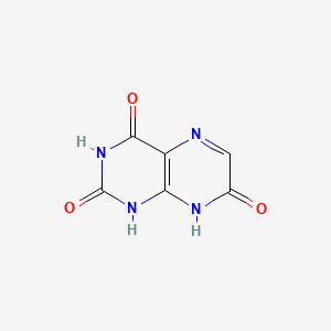 molecular formula C6H4N4O3 B1201731 2,4,7-Trihydroxypteridine CAS No. 2577-38-0