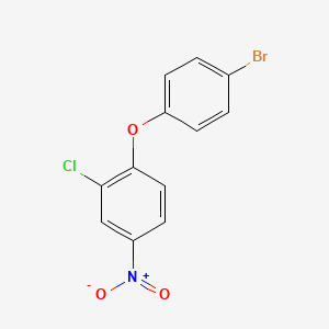 molecular formula C12H7BrClNO3 B12017319 1-(4-Bromophenoxy)-2-chloro-4-nitrobenzene CAS No. 355808-90-1