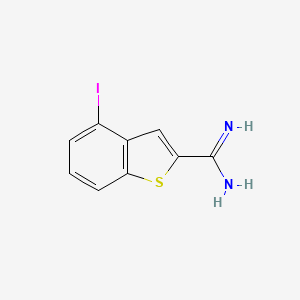 4-Iodo-1-benzothiophene-2-carboximidamide