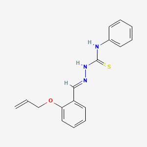 molecular formula C17H17N3OS B12017487 2-(allyloxy)benzaldehyde N-phenylthiosemicarbazone CAS No. 767338-92-1