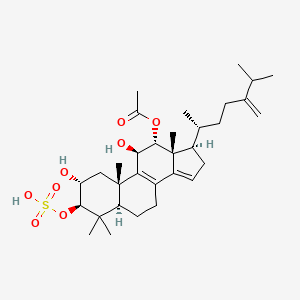 molecular formula C32H50O8S B1201756 Integracide A 