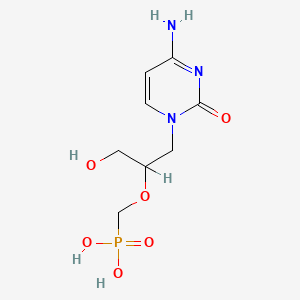 1-(3-Hydroxy-2-phosphonomethoxypropyl)-4-aminopyrimidin-2(1H)-one