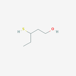 molecular formula C5H12OS B1201759 3-mercaptopentan-1-ol CAS No. 548740-99-4