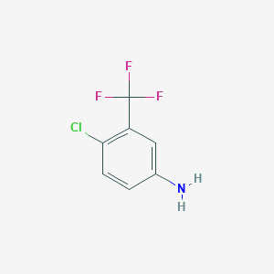 molecular formula C7H5ClF3N B120176 4-氯-3-(三氟甲基)苯胺 CAS No. 320-51-4